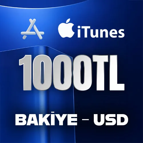 App Store & iTunes Hediye Kartı 1000 TL